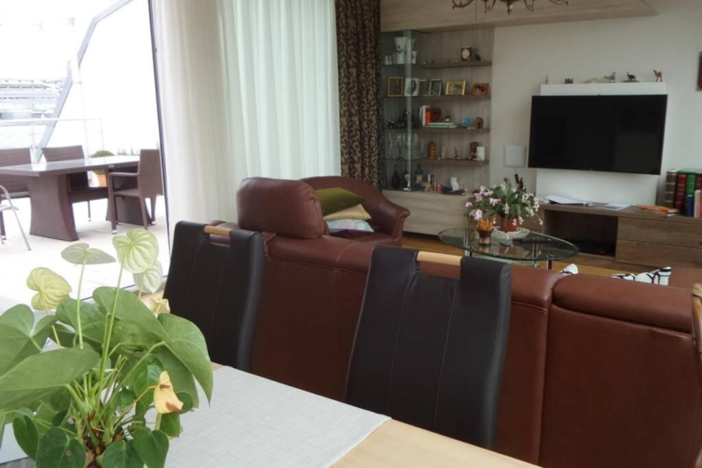 Grosses Penthouse #12 Mit Terrasse Und Aussicht Lejlighed Wien Eksteriør billede