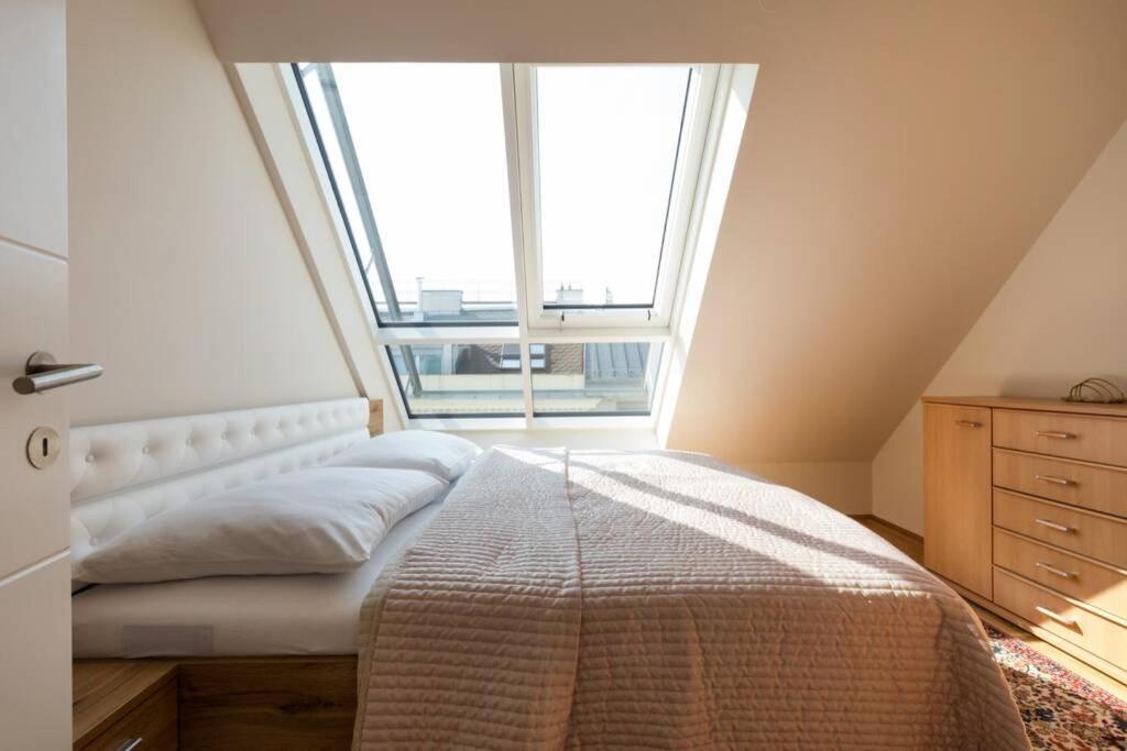 Grosses Penthouse #12 Mit Terrasse Und Aussicht Lejlighed Wien Eksteriør billede