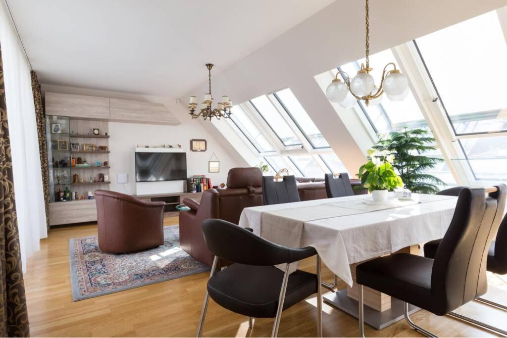 Grosses Penthouse #12 Mit Terrasse Und Aussicht Lejlighed Wien Eksteriør billede